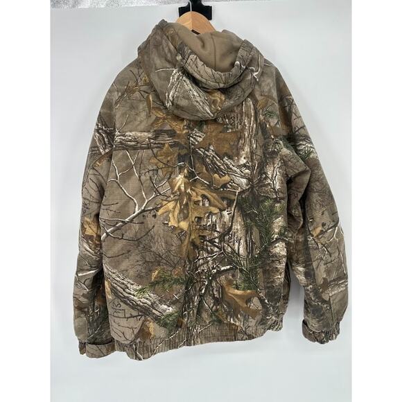 Realtree Xtra Camo Jacket Mens Small Hunting Outdoors Pockets Zip Insulated Coat - Picture 5 of 8